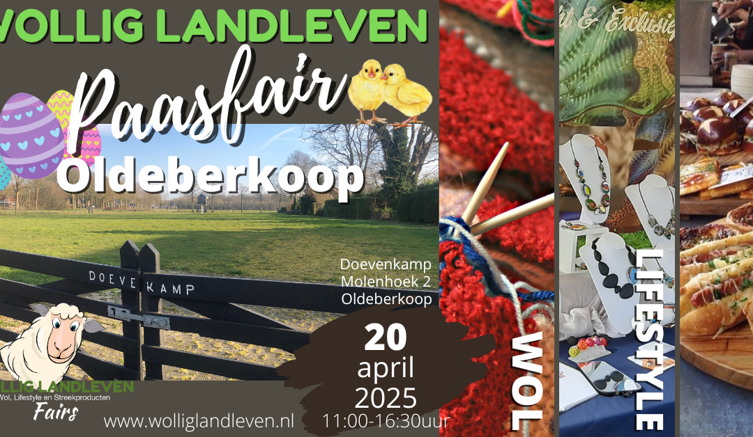 20/4 Wollig Landleven Paasfair Oldeberkoop